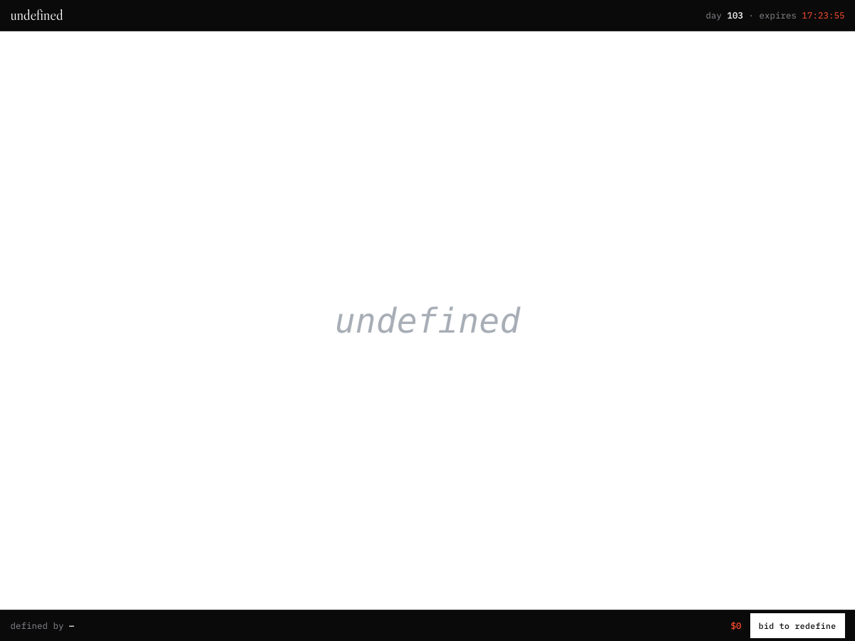 undefined.md, a screenshot