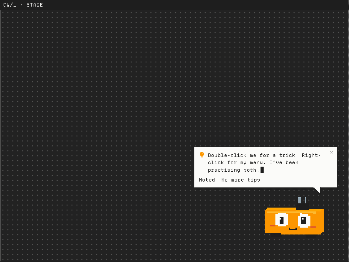 Jevvie, a screenshot